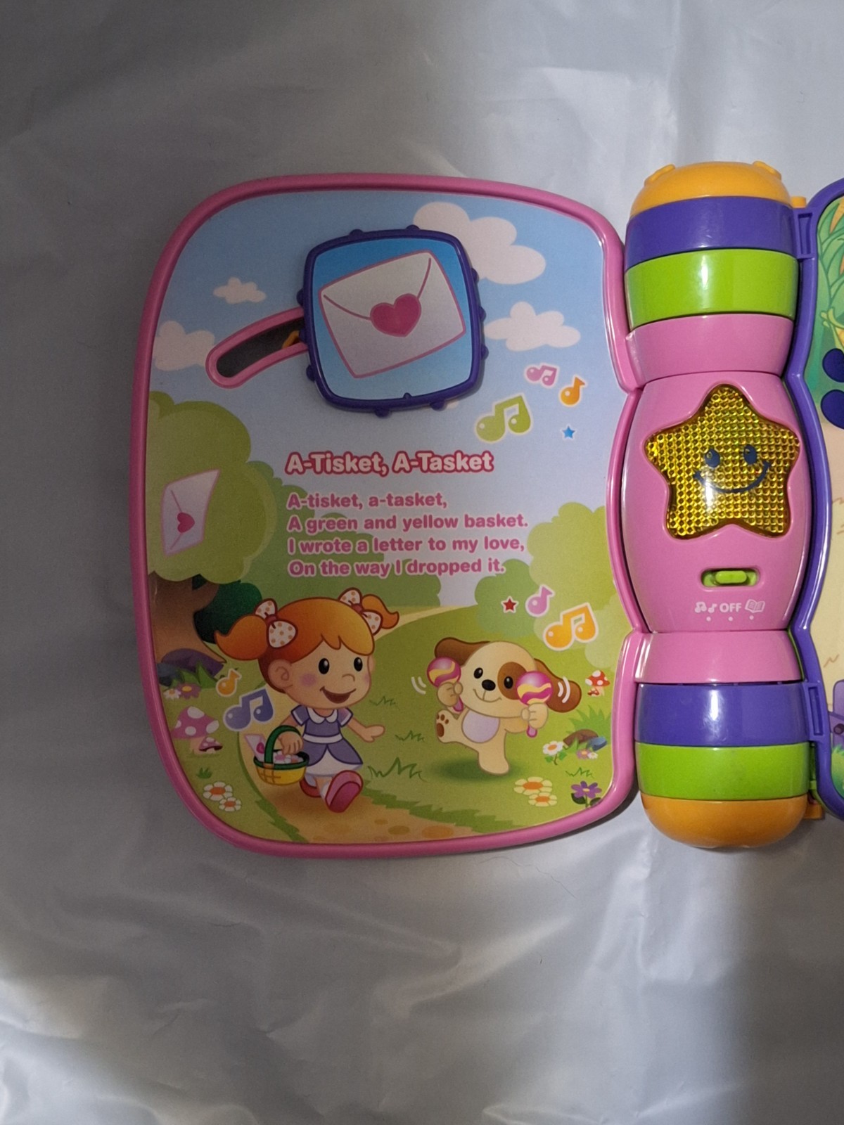 VTech Musical Rhymes Book Pink Interactive Nursery Rhyme Storybook