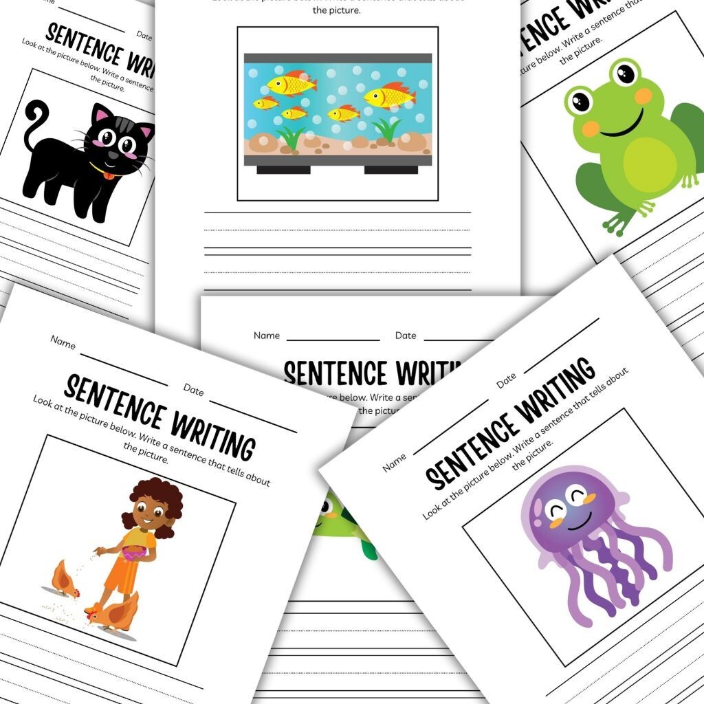 Animals Workbook for Kids – Fun Educational Animal Activity Sheets | Printable