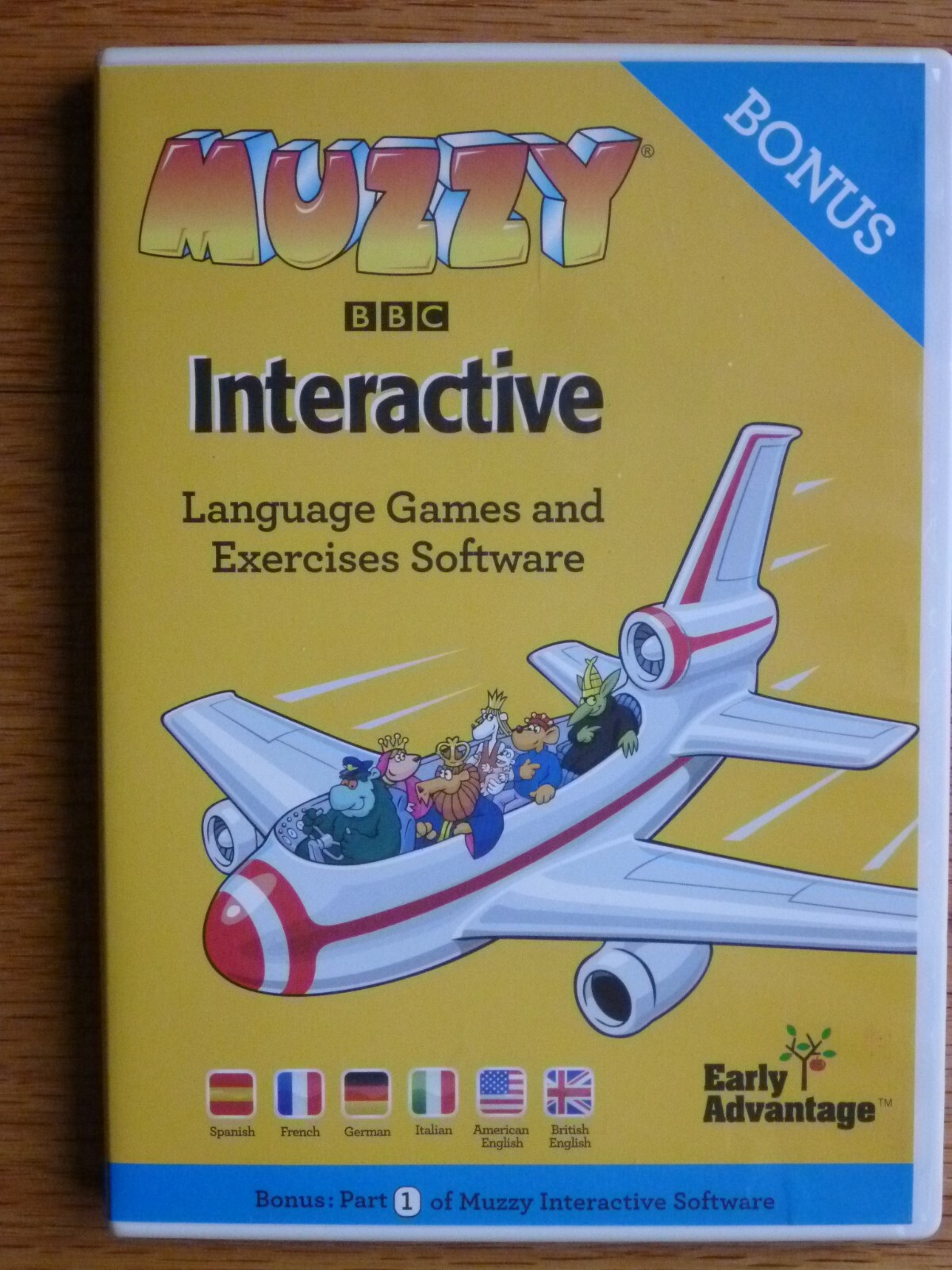 Muzzy Interactive Language Games & Exercises Software Part 1 Bonus PC MAC CD BBC