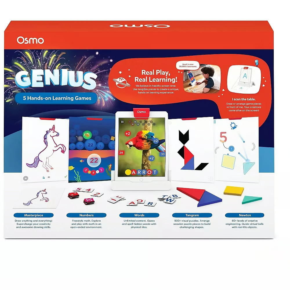 Perfect Gift for Kids! Osmo Genius Educational Starter Kit for iPad Ages 6-10