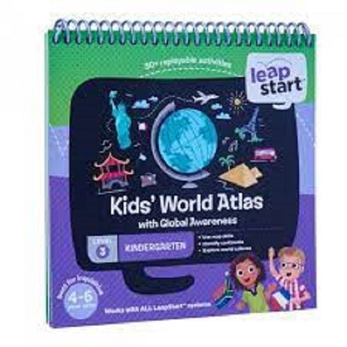 LeapFrog LeapStart Kids’ World Atlas and Global Awareness Kindergarten Level 3
