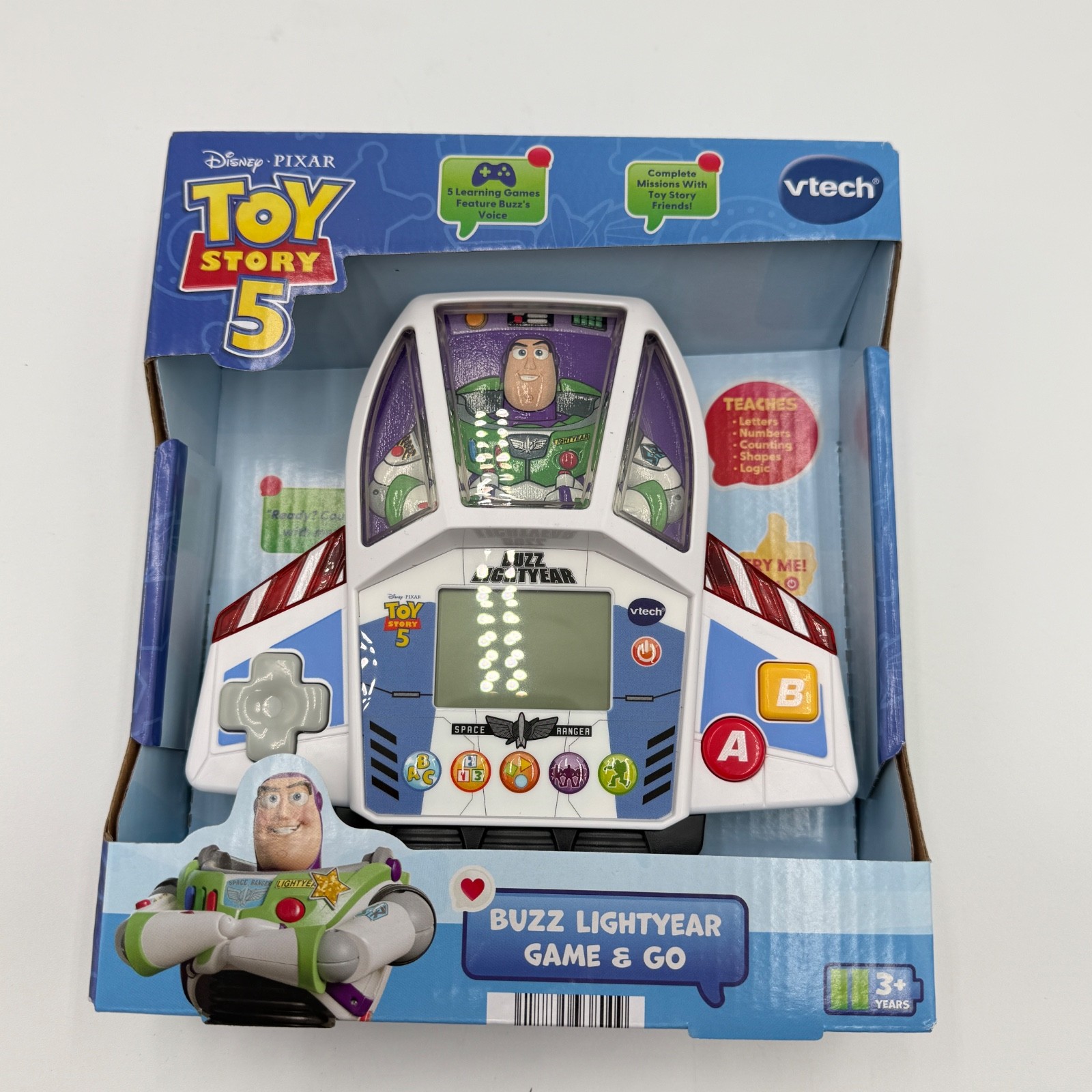 VTech Toy Story 5 Buzz Lightyear Game & Go, Interactive Learning Toy, 3y+