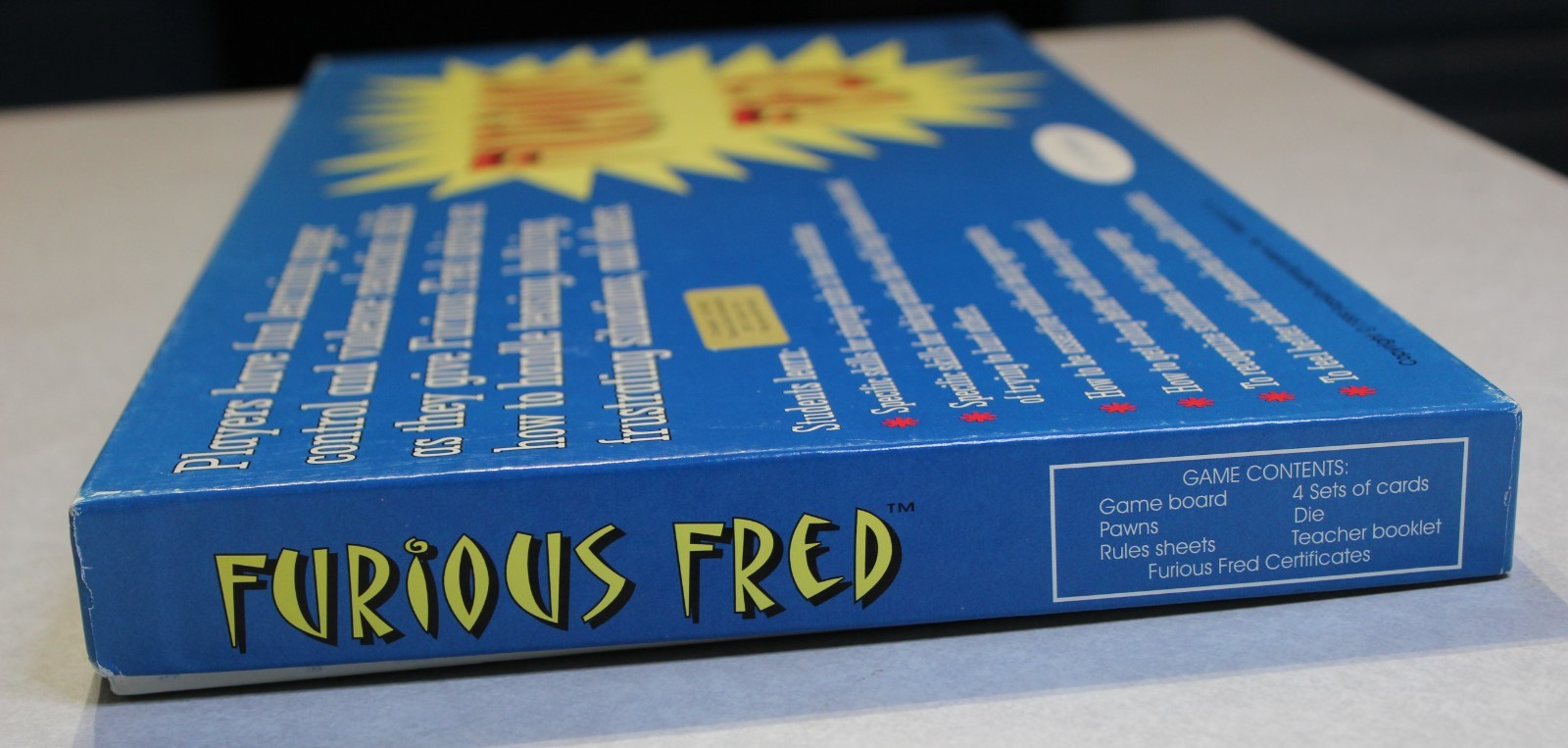 Homeschool Franklin Learning System Furious Fred Gr 2-5 Interactive Board Game