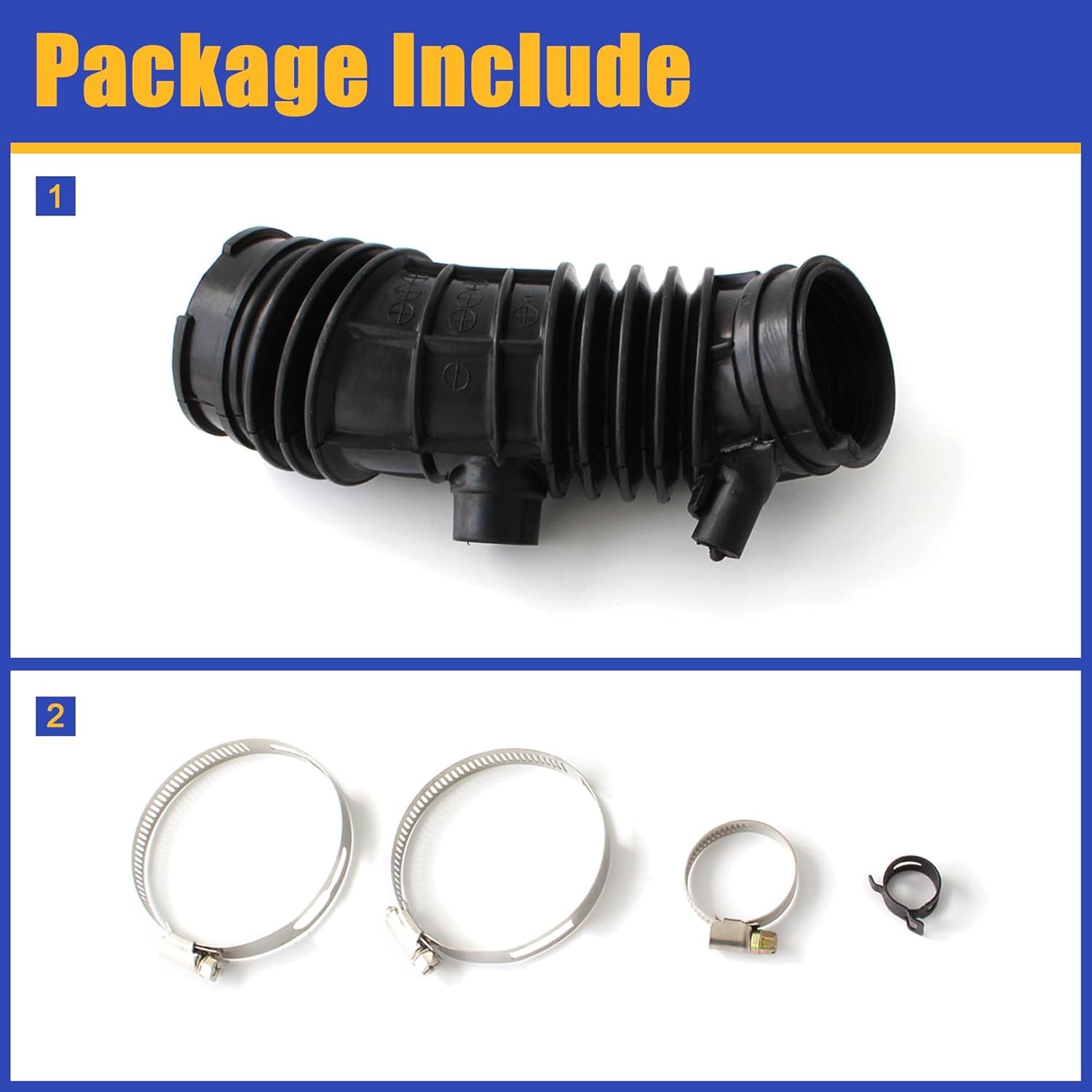 Air Intake Hose Tube for 2013-2017 Honda Accord 2.4L Replacement Part