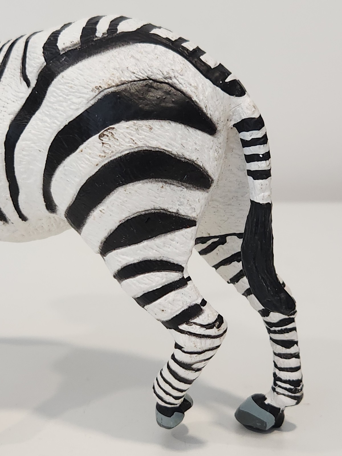 Safari Ltd. Vintage 1993 Zebra Figure Figurine Toy Realistic 7 Inch Animal Vtg