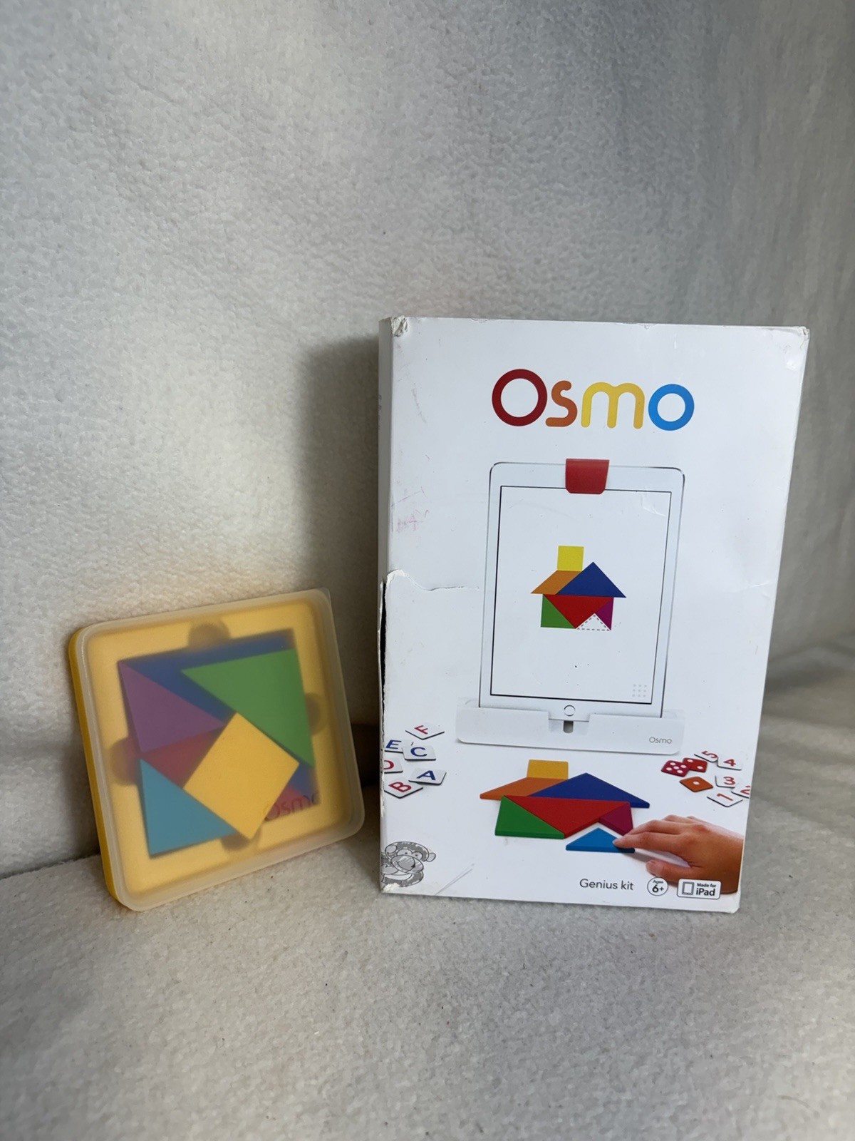 Osmo Genius Starter Kit for iPad Base, Numbers, Tangram, Words