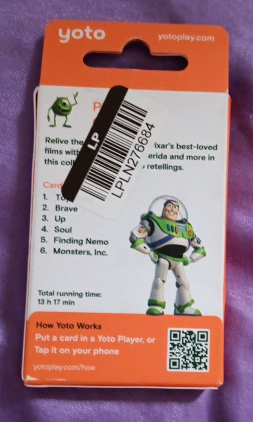 Yoto Pixar Audio Collection (6 Card Pack): Learning System for Grades 1-6,