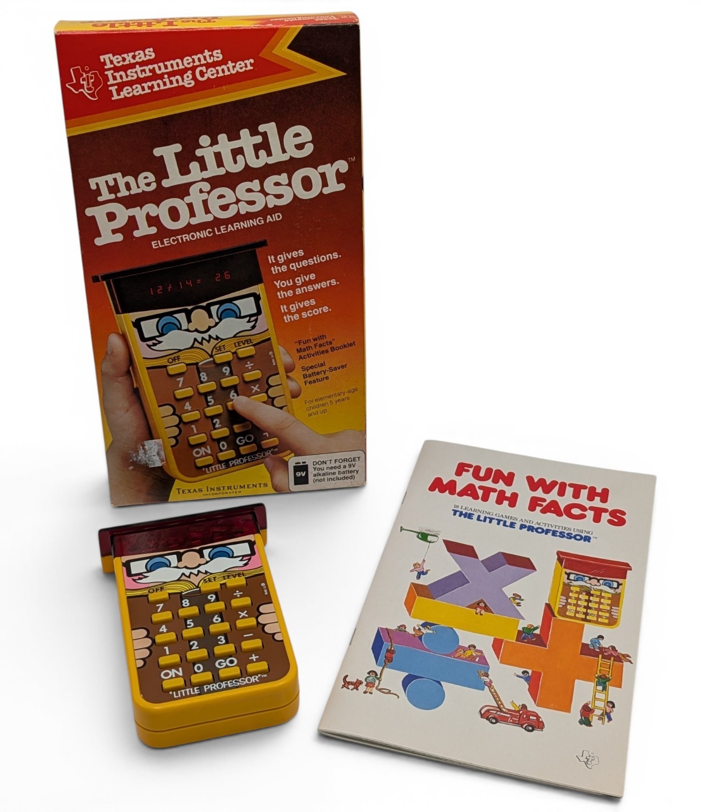 Texas Instruments The Little Professor Electronic Learning Aid Calculator WORKS