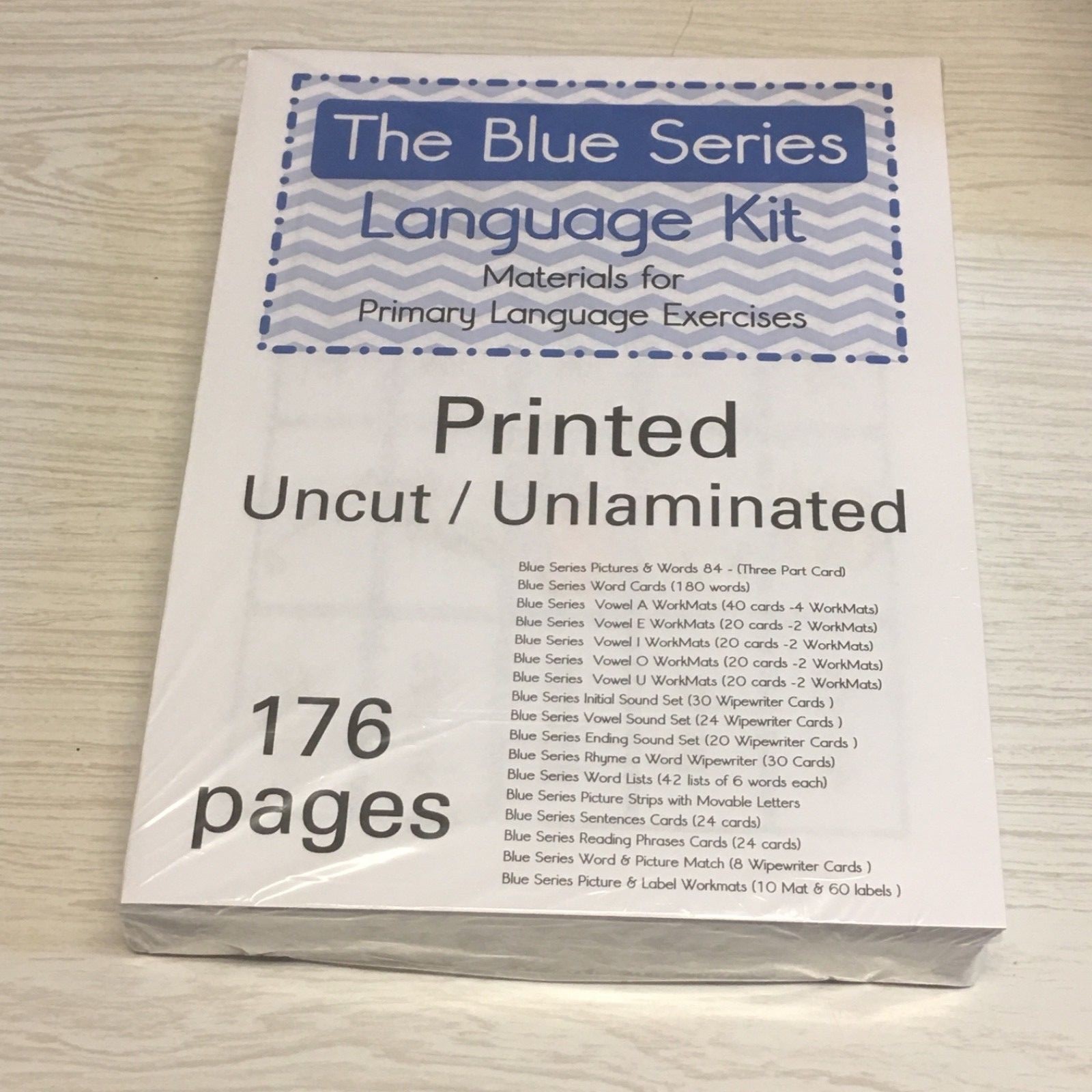 The Pink, Blue & Green Series – 3 Language Kits – Montessori “New”