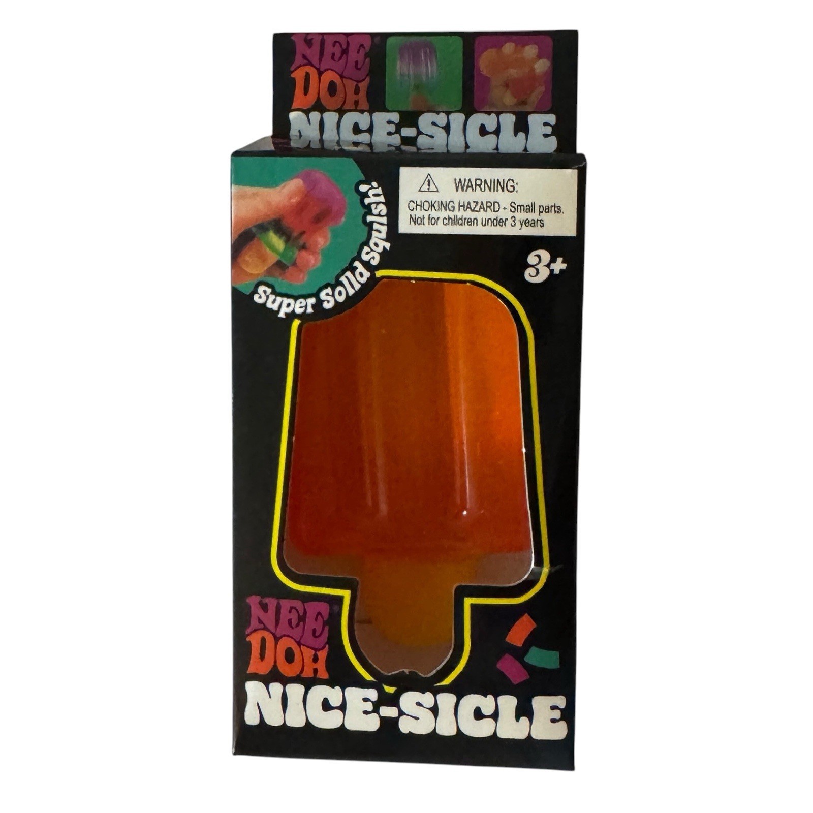 NeeDoh Nice-Sicle Popsicle DUPE Taba Squishy [Orange]