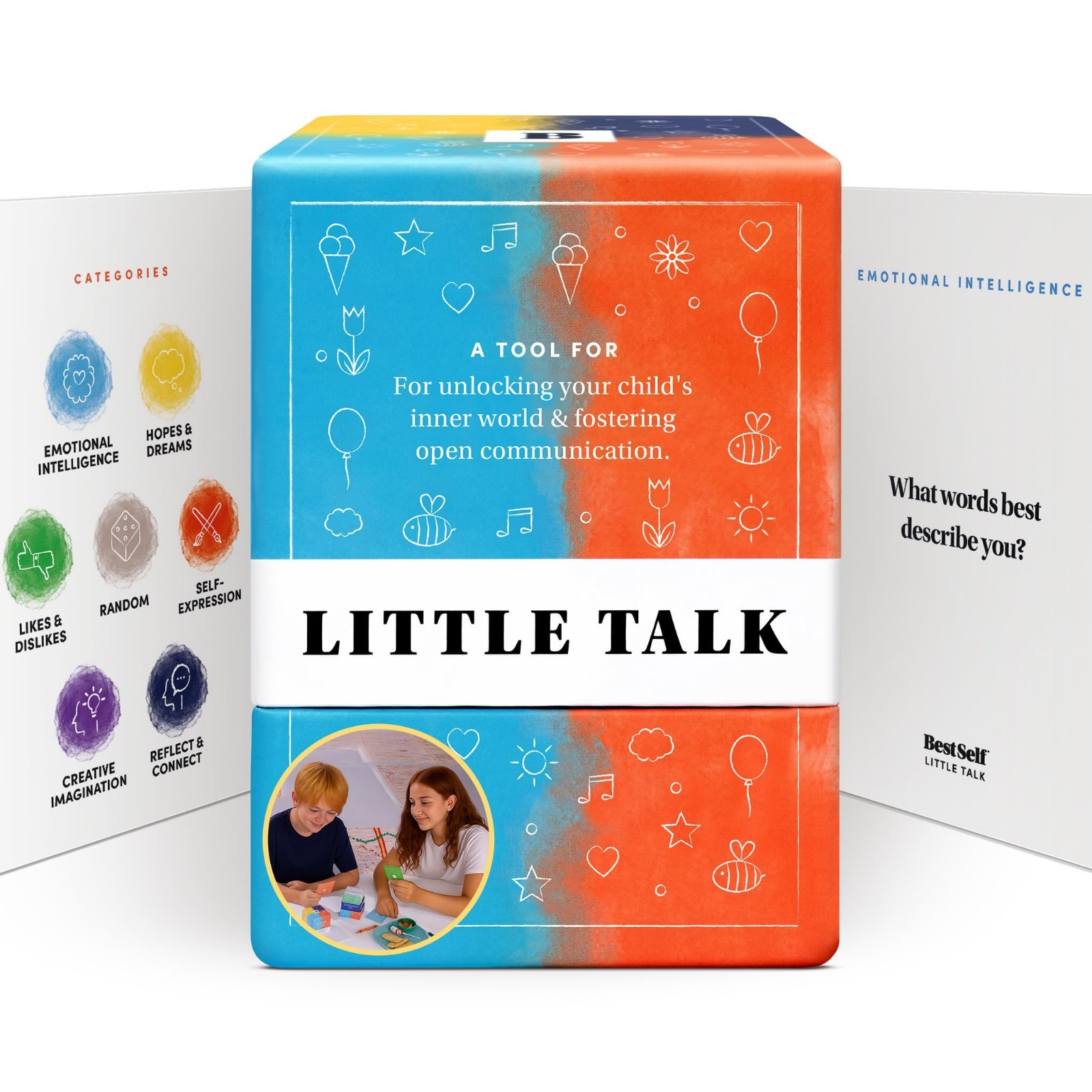 170 Conversation Cards for Kids – Social Skills Prompts, Family Games & Travel A