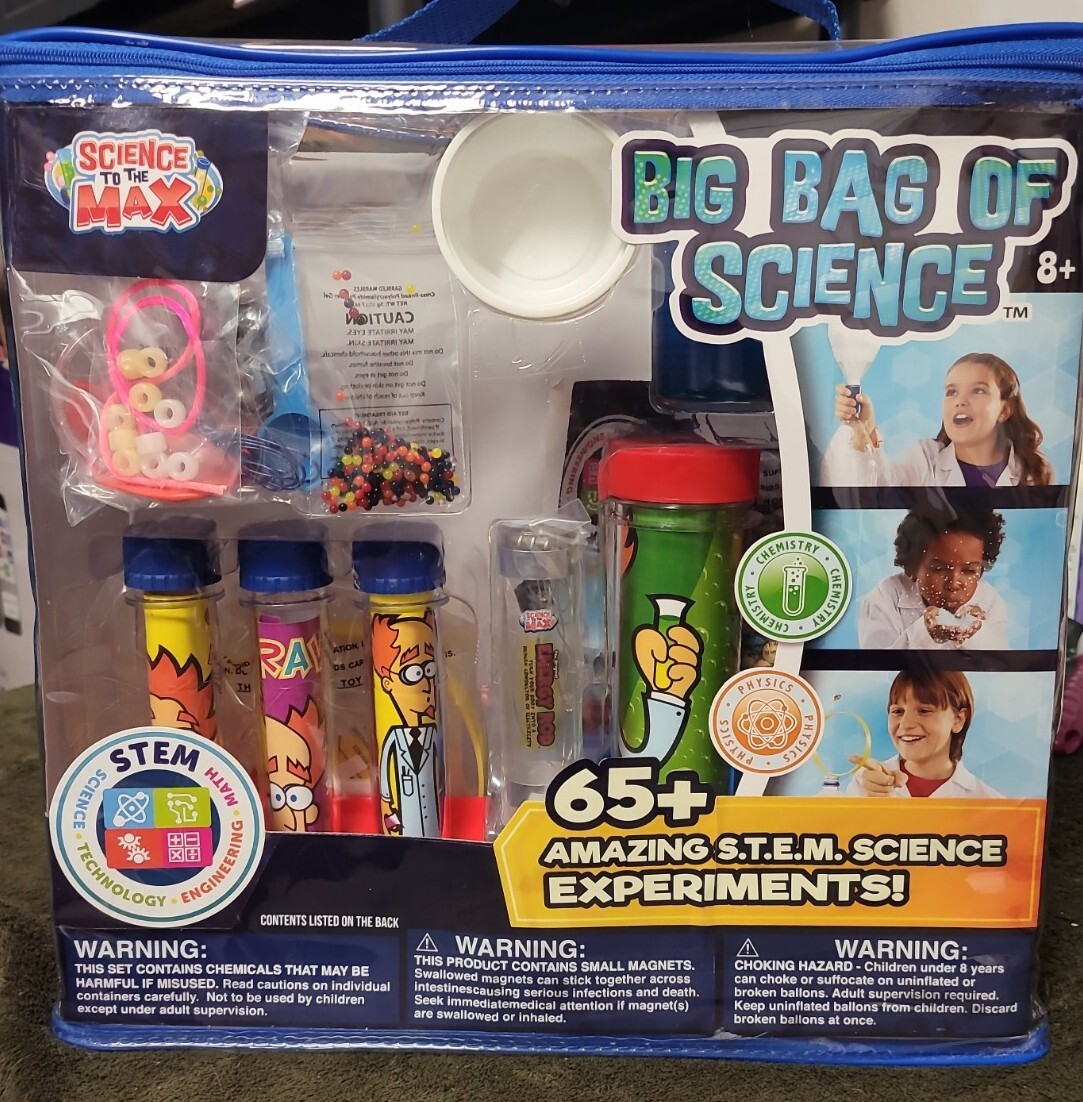 S.T.E.M. 65+ Experiments: Science to the Max: Big Bag of Science: 8yrs and up