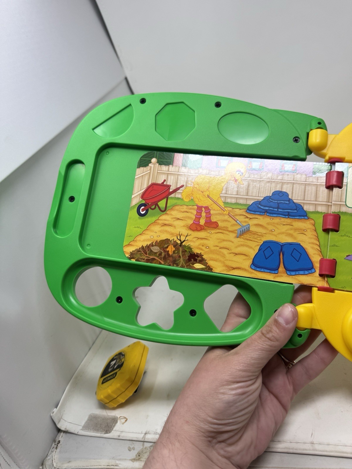 My First Story Reader with 1 Elmo Garden Interactive Books Used 2005 Green