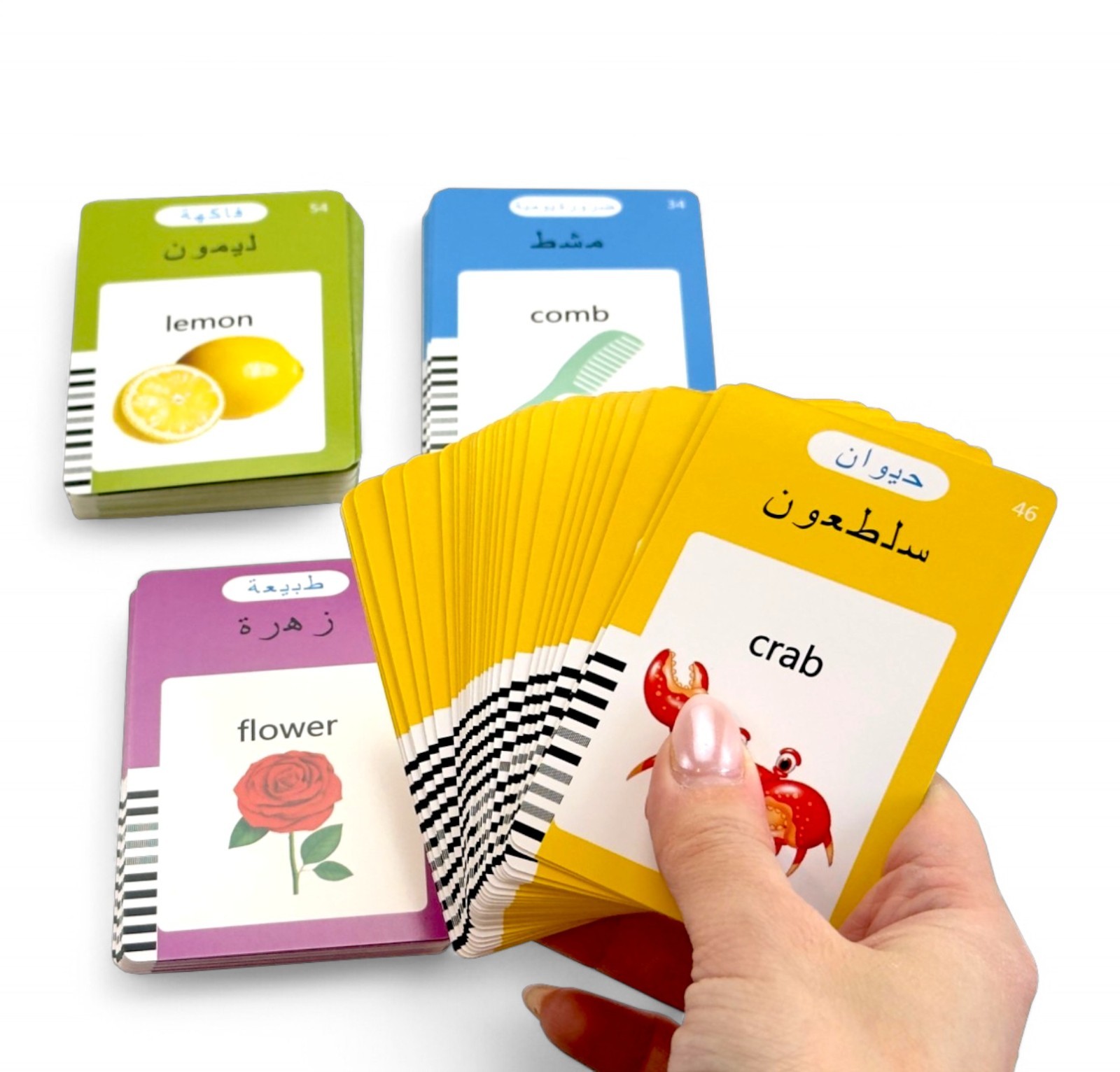 Arabic English Talking Flash Cards for Toddlers 510 Words Speech Learning Toy