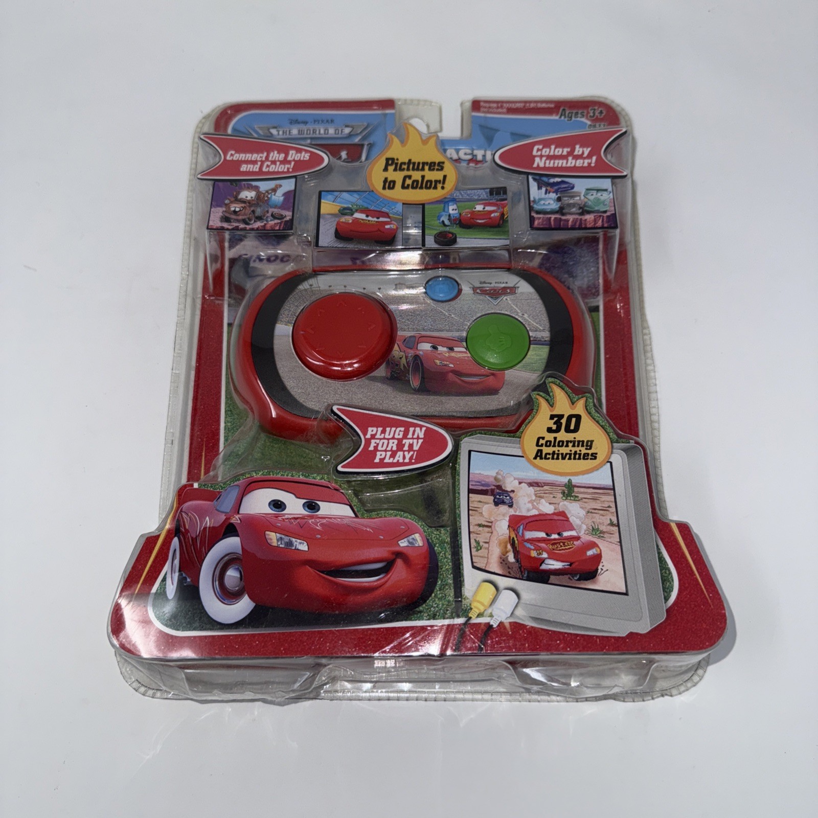 Disney Pixar Cars Interactive Coloring Book Electronic TV Learning System Ages