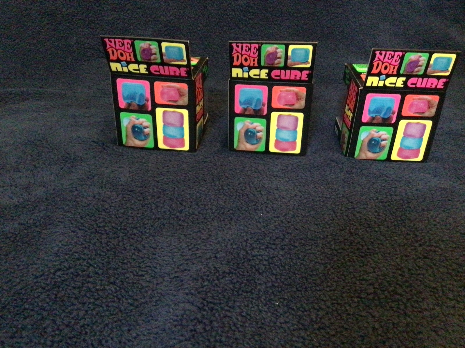 Needoh Nice Cube. Brand new. Blue. Viral squishy toy!