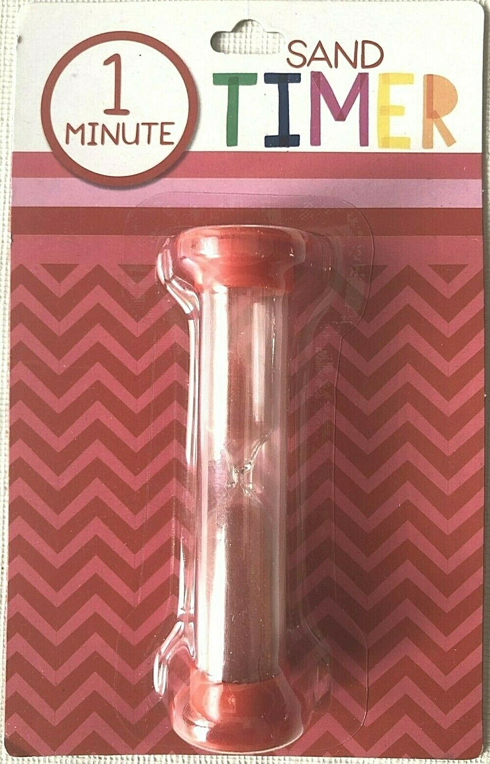 Bendon 1 Minute Kids / Game Sand Timer in Red