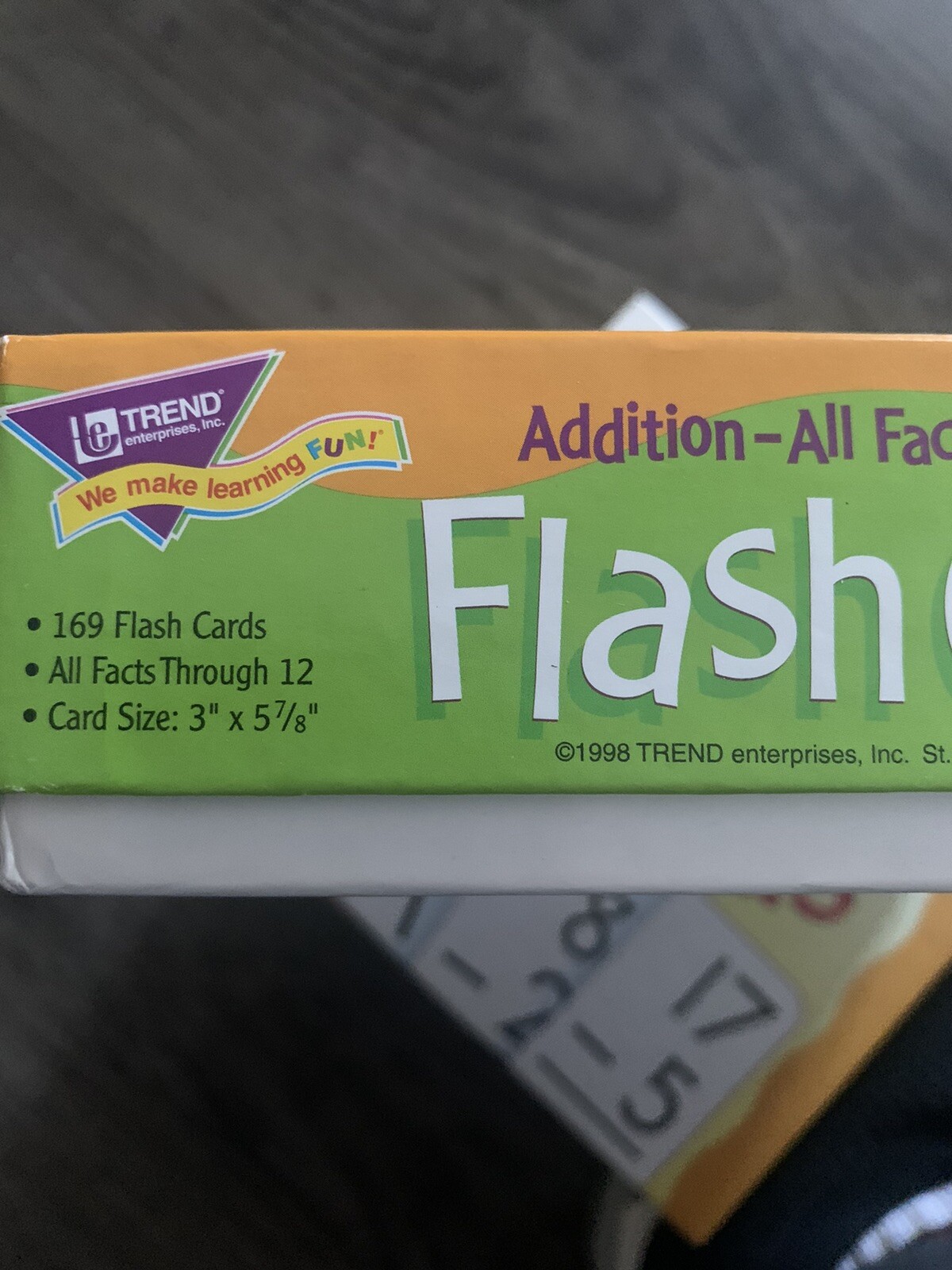 Trend Enterprises Flash Cards Addition Subtraction Multiplication Ages 6 & up