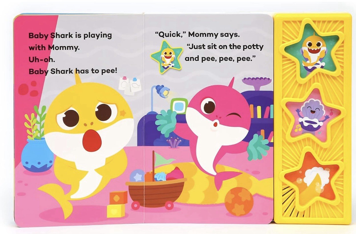 Pinkfong Baby Shark Potty Time Sound Book Interactive Potty Training Storybook