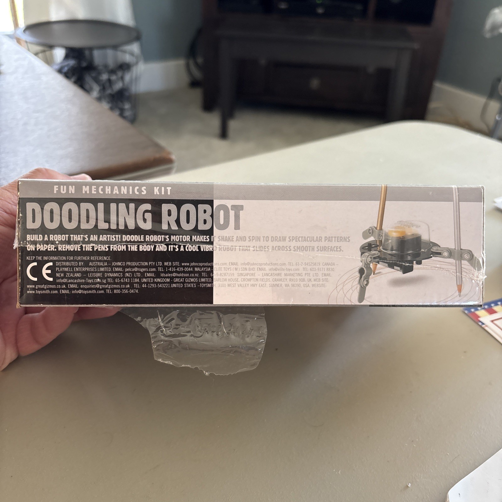 4M KidzRobotix Doodling Robot DIY Science Engineering Robotics SEALED New Kit