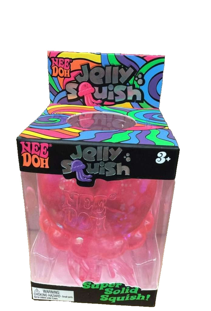 Needoh Nee Doh Jellysquish Jelly Squish Jellyfish New in Box JSND PINK