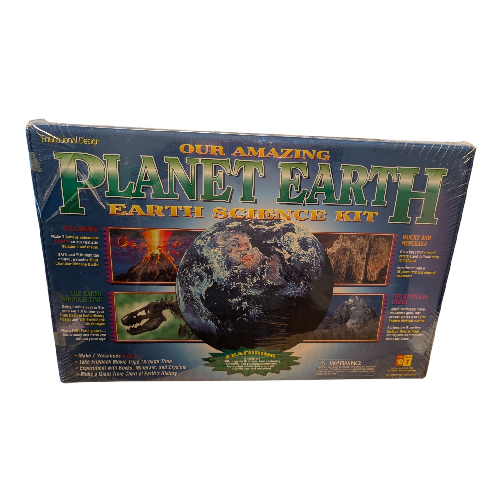Vintage Our Amazing Planet Earth Science Kit Educational Design 50+ Projects NEW
