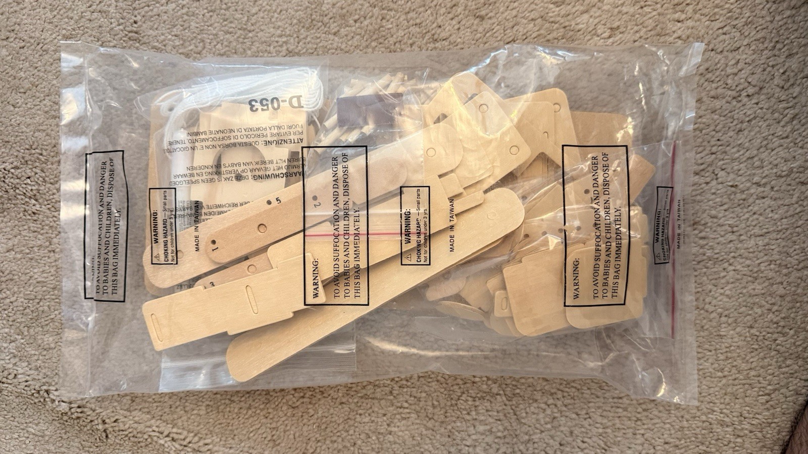 Curious Engineer Kits Grabber Bot Copernicus Wood 3D Model Kit COMPLETE