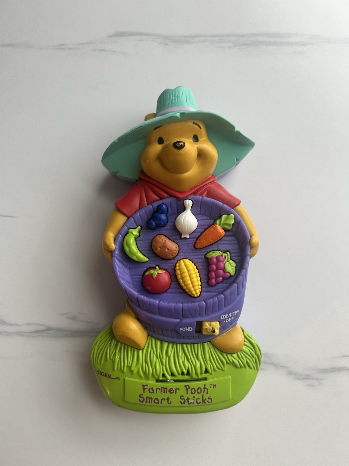 Vintage 1997 Farmer Pooh Smart Sticks Tiger Electronics Disney Learning Game