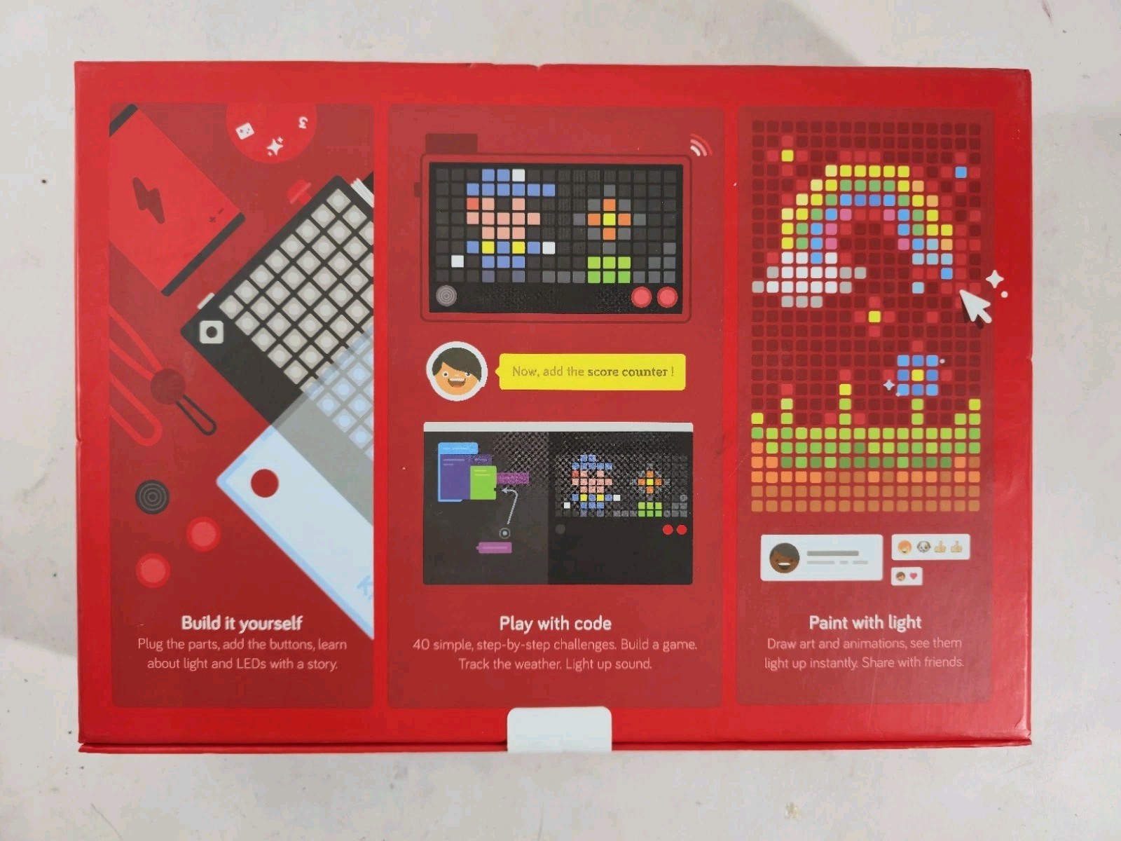 Kano 1003 Build and Code Dazzling Lights Pixel Kit – Brand New!