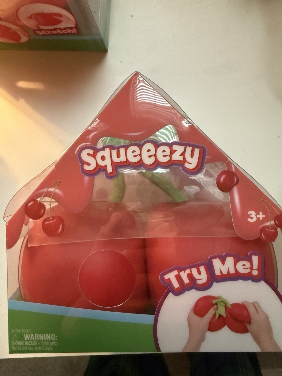 RARE x5 Sunnyday Squeeezy LOT Squishy- Cherry, Corn, Duck, Hot Dog, Strawberry