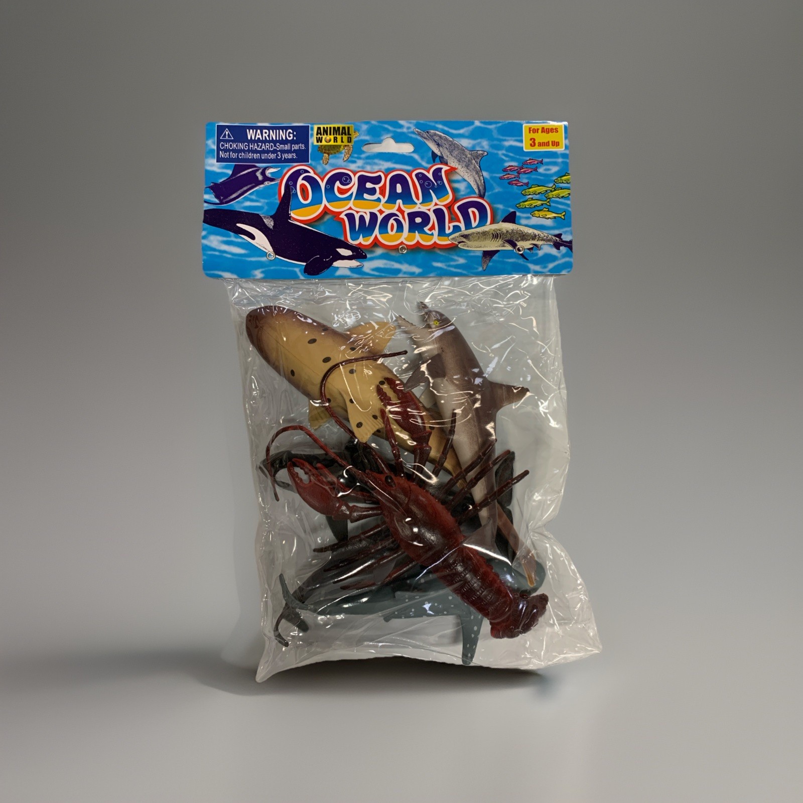 Ocean World 6-Piece Sea Animal Gift Set Toy for Boys & Girls