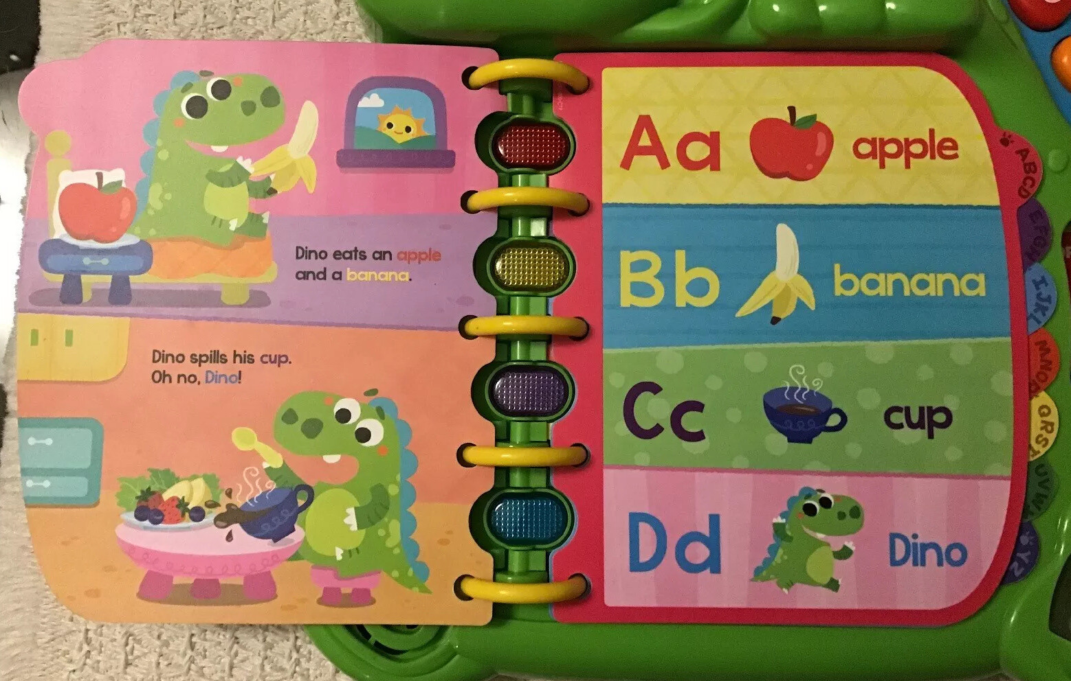 LeapFrog Dino Friends Delightful Day Book – 16 Interactive Pages, Educational