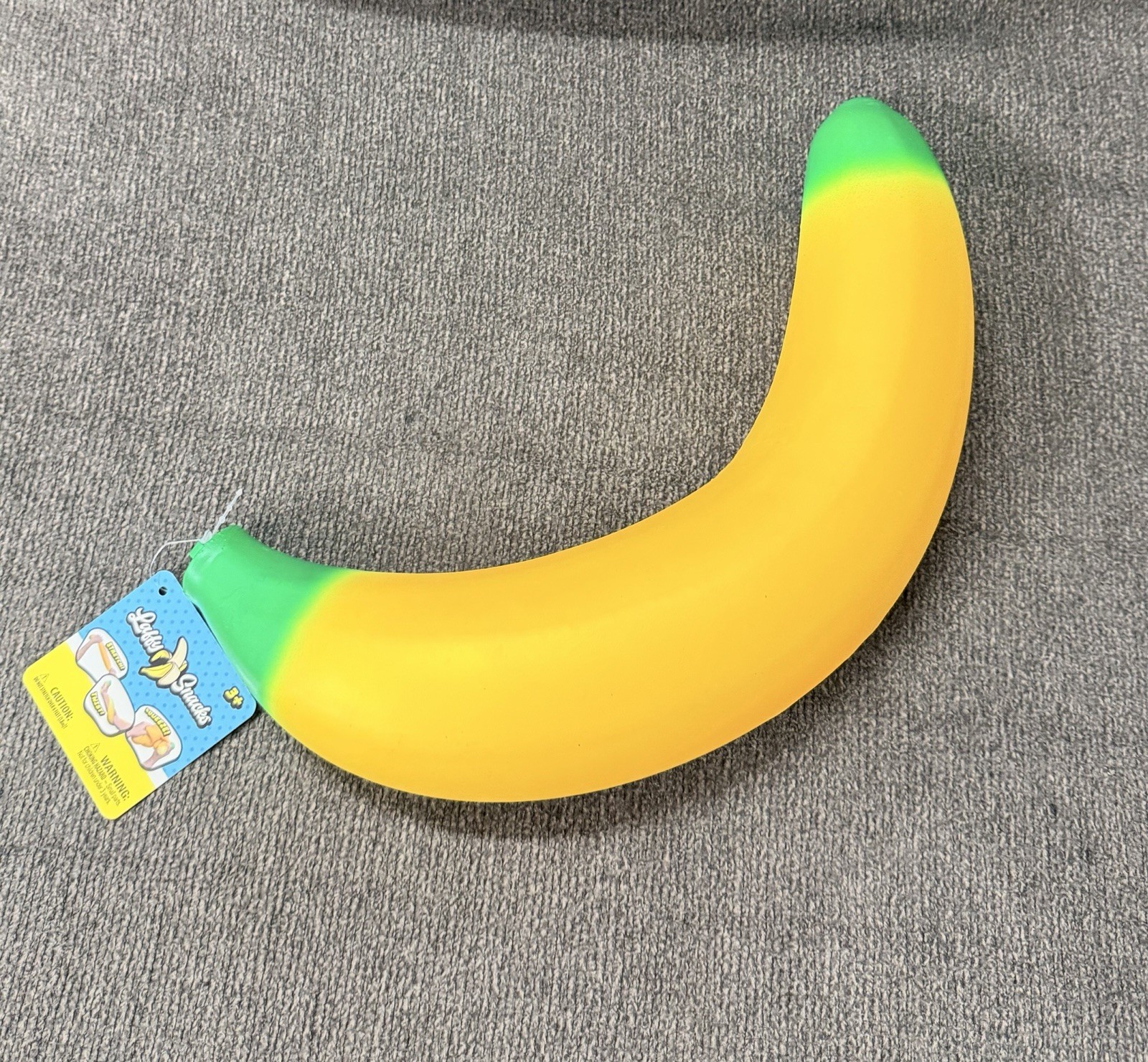 Sunny Days Squeezy Banana Yellow Squishy Toy TikTok Stress Relief Sensory Fun