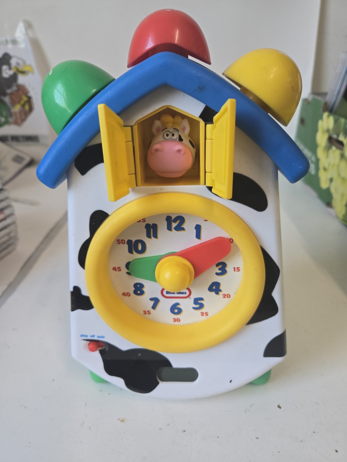 Little Tikes Clock-A-Doodle Moo Count Down Clock Educational Toy. Gm