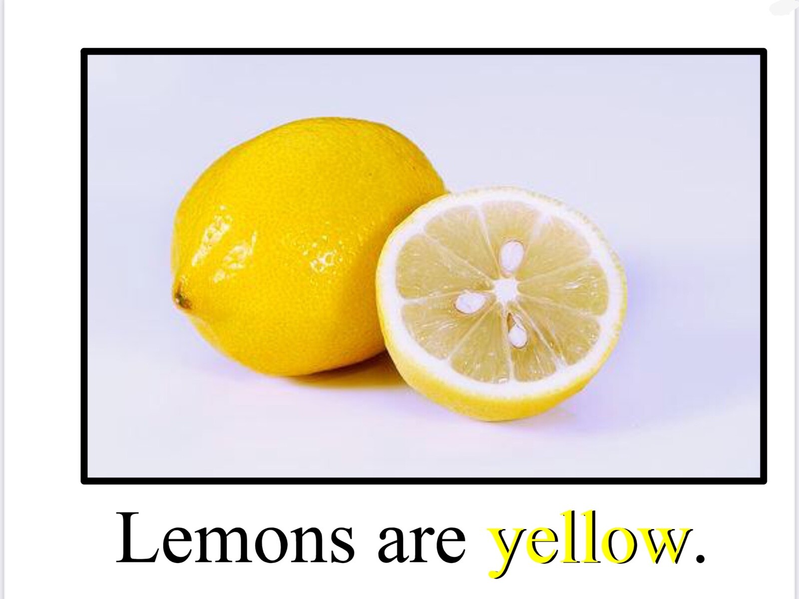 YELLOW | Bananas are Yellow | LEARNING COLORS | Spiral Bound Picture Book