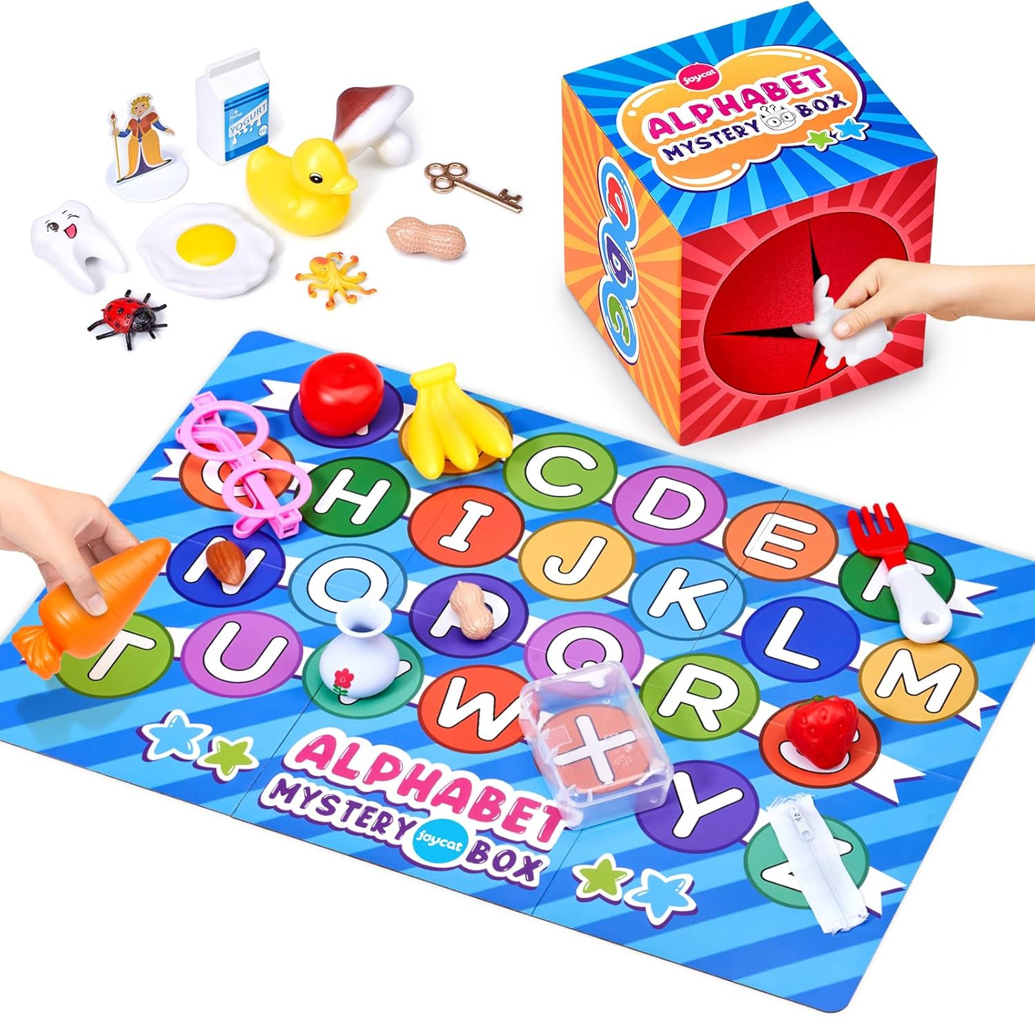 Fun Mystery Alphabet Box – 26 Letter Sorting & Matching Game for Kids