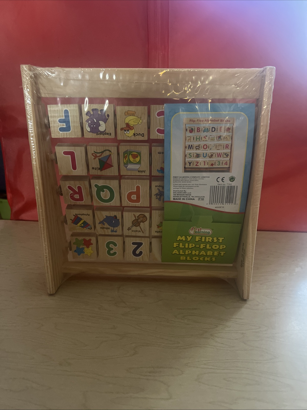 First Learning Flip Flop Alphabet Blocks Educational 3 Years+ 11″X10″