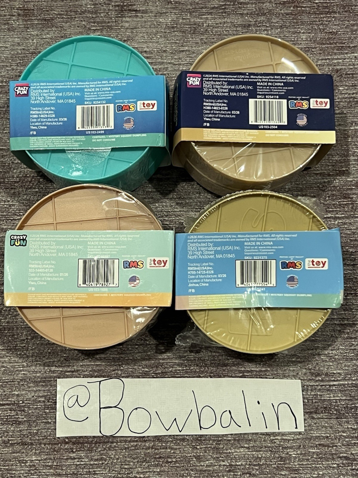 Mystery Dumpling Five Below – Stuffed, Starlight, Holographic, Shark – Lot Of 4!