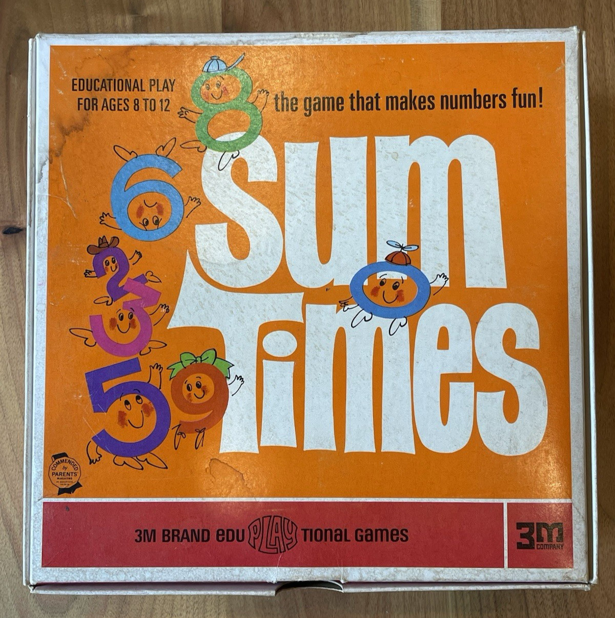 SUM TIMES | 3M 1968 | Classic Vintage Edu-PLAY-tional Math Game | USED
