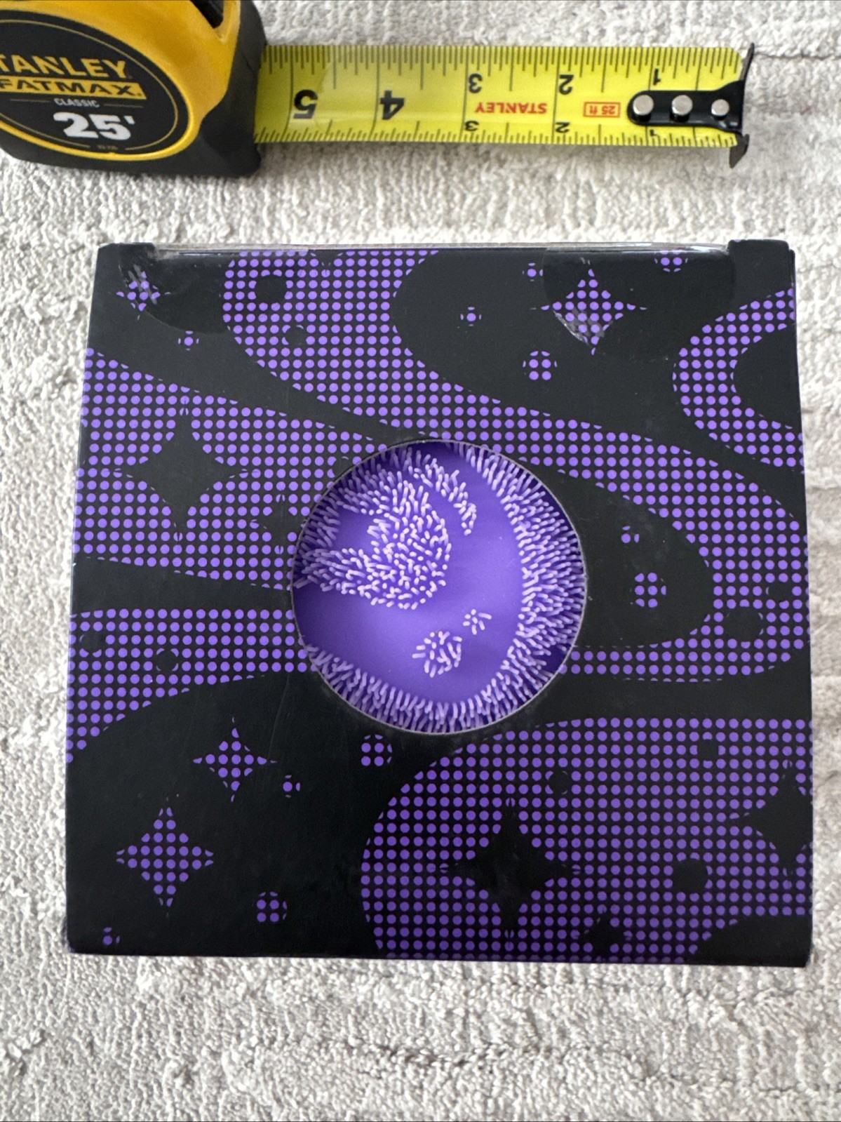 NeeDoh Super Fuzz Ball XL Velvet Squeeze Purple Fuzzball Squeeze Stress Ball NEW