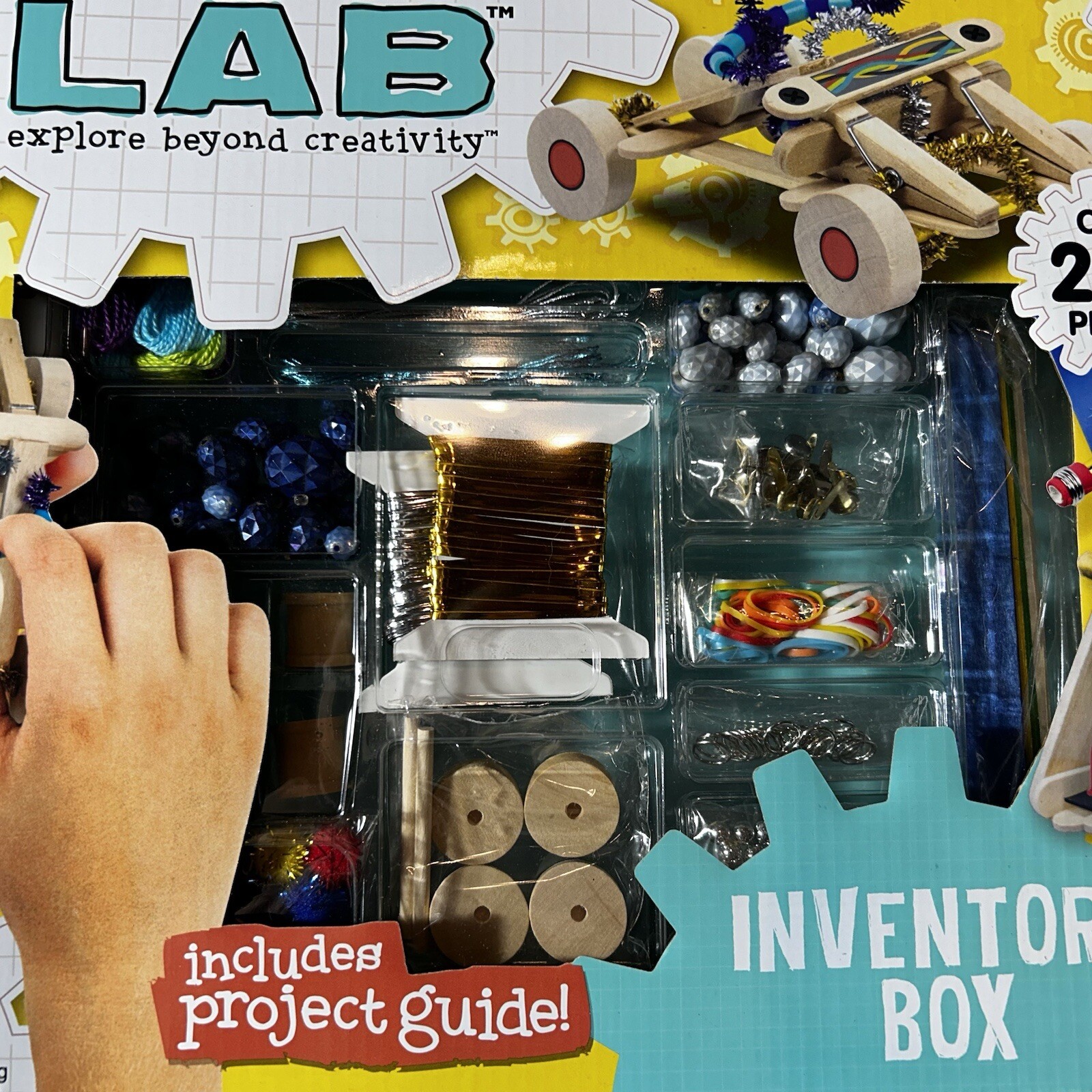Dabble Lab ~Explore Beyond Creativity~ Inventors Box ~250 Pieces 8 Years And Up