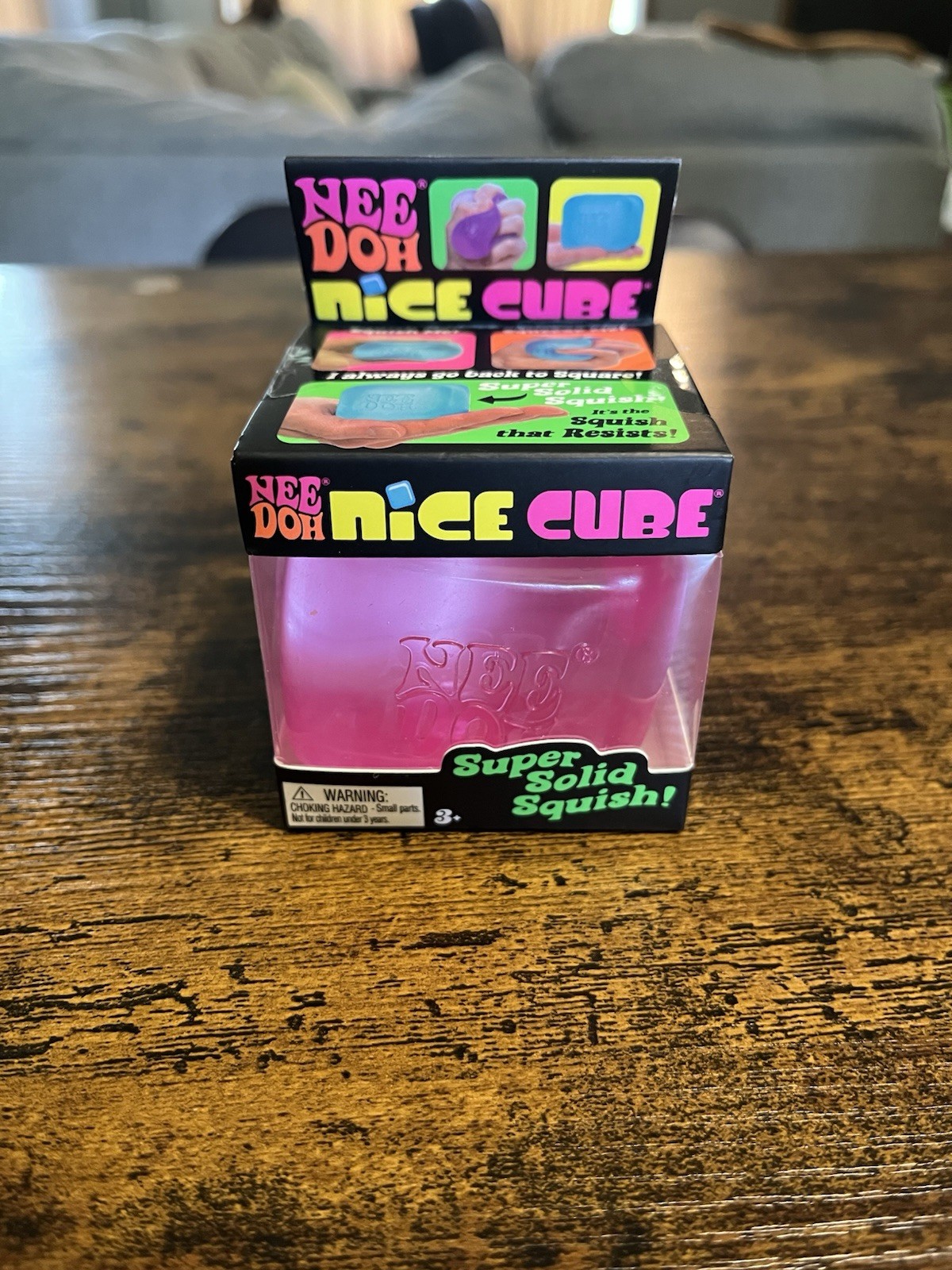 Nee Doh Nice Cube & Sploot Splat Blue Purple Pink Squeeze Toys Ages 3+