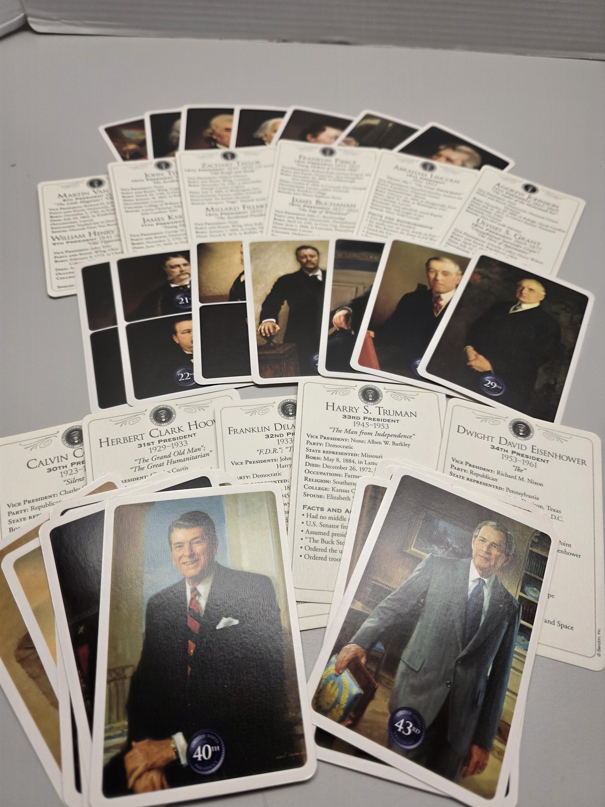 Presidents of the United States Flash Cards 36ct Ages 6+ Educational Learning US