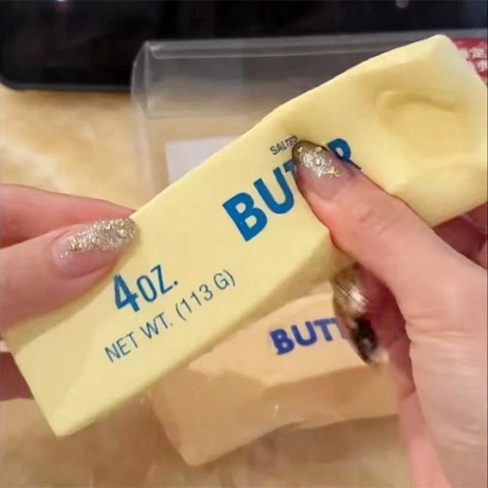 1pc Butter Stick Squishy Fidget Toy Soft Stress Relief ADHD Anxiety Squeeze TL