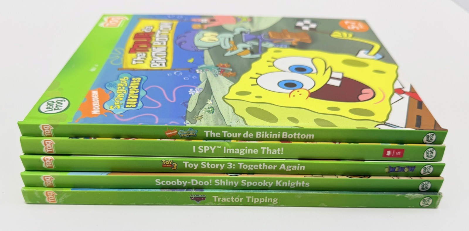 Leap Frog Tag Reader 5pc Book Lot Interactive Books Early Reading Childrens