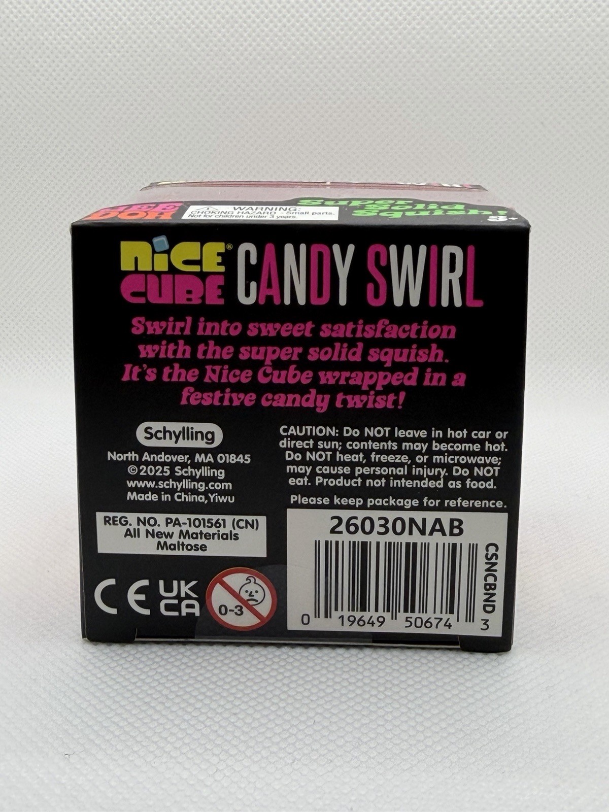 New Authentic Viral NEEDOH Nice Cube Candy Swirl NEE DOH fidget Squeeze Toy