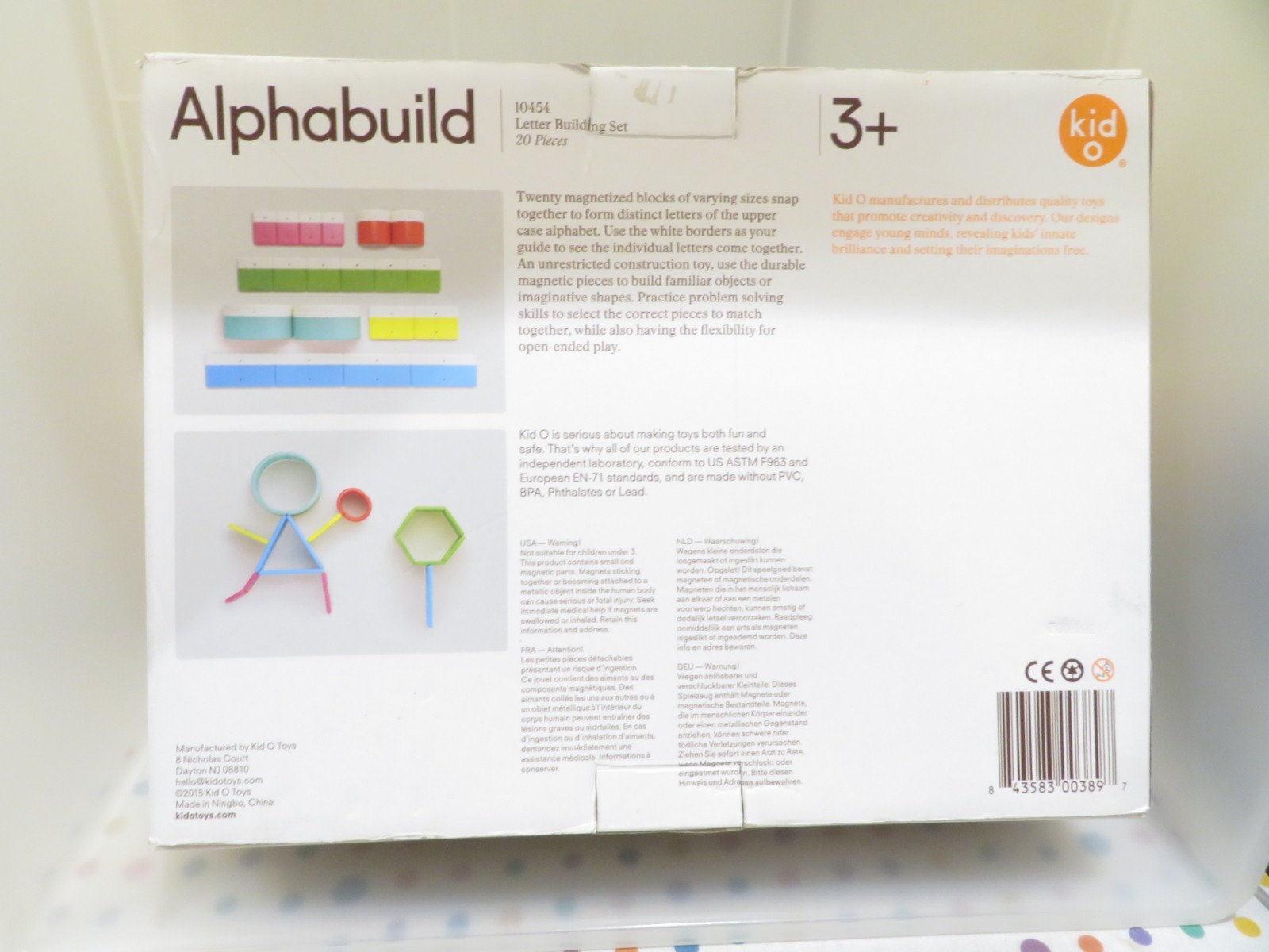 AlphabuiId Interactive Letter Building Set 3 years plus Learning Educational