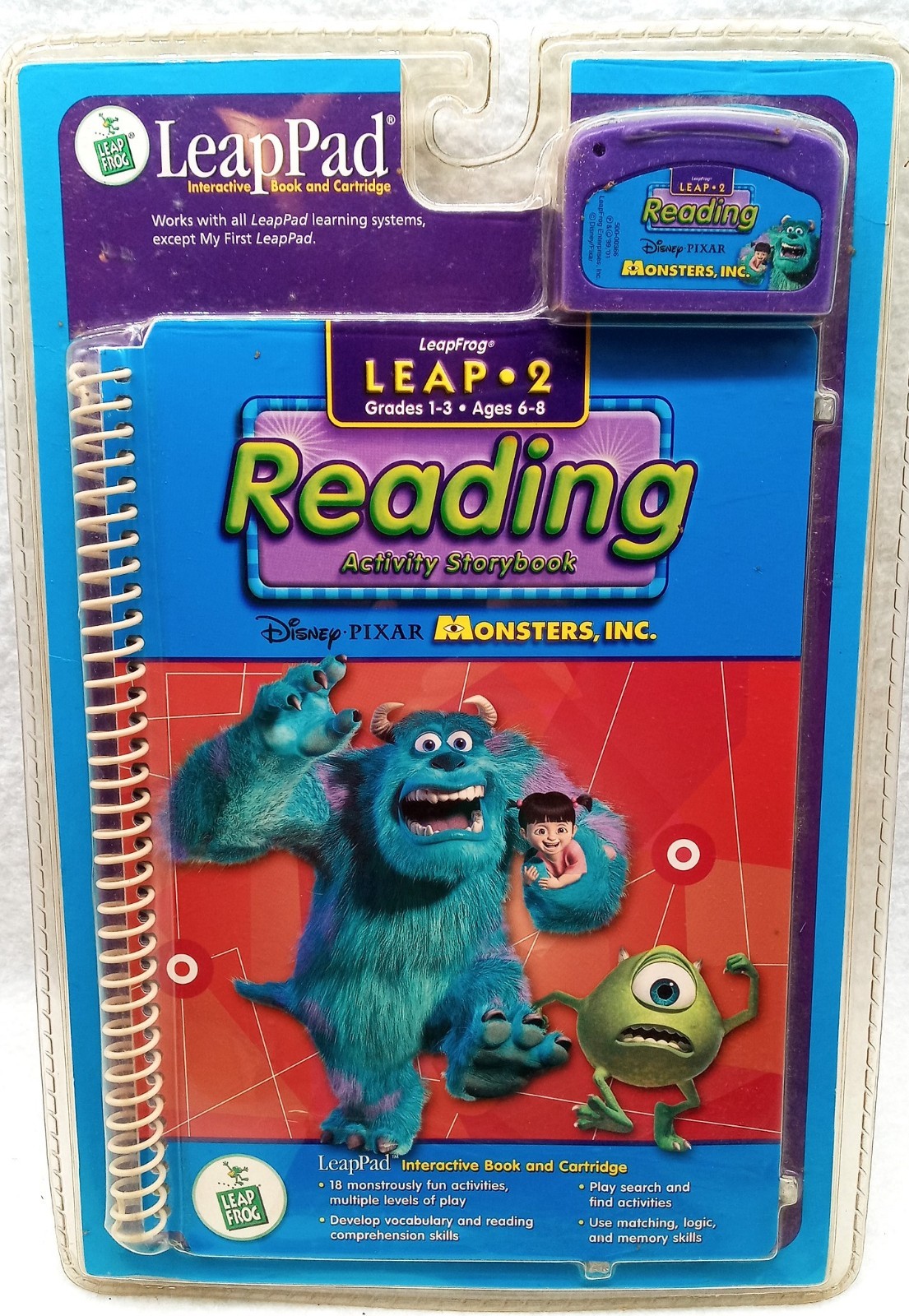Quantum Leap Quantum Pad and a Leap Frog Lot of 3 Books Cartridges Ages 6-11