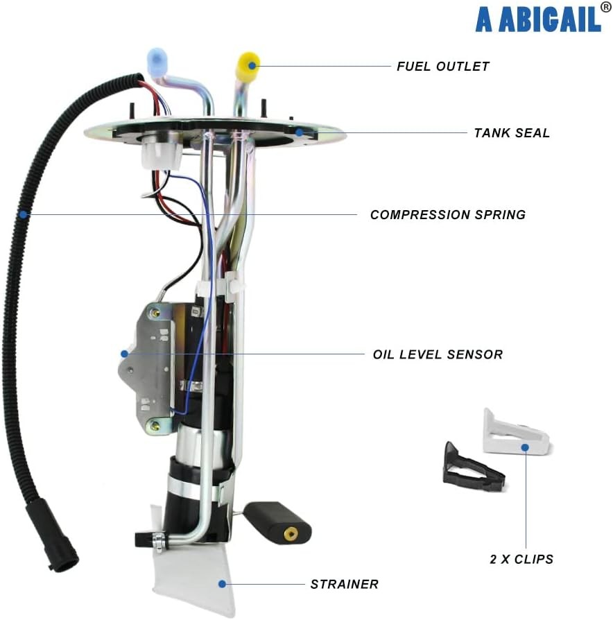 Fuel Pump Compatible with 1997-2003 Ford E-150 E-250 E-350 Econoline Club Wagon