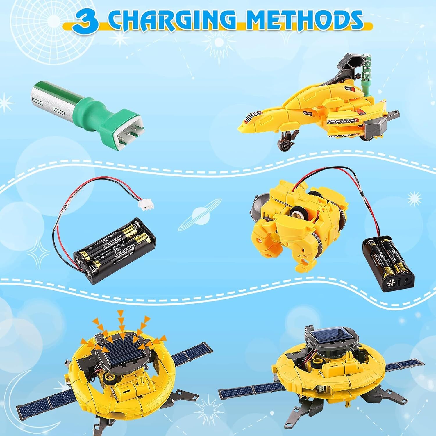 Gifts for 8 9 10 11 12 13 Year Old Boys STEM Solar Robot Building Science